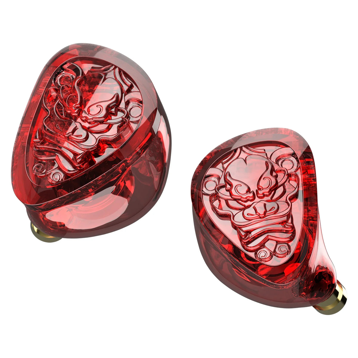 TANGZU WanerSG II Red Lion Single Dynamic Driver In-Ear Monitors with Ergonnmic & Safe Earmold Design