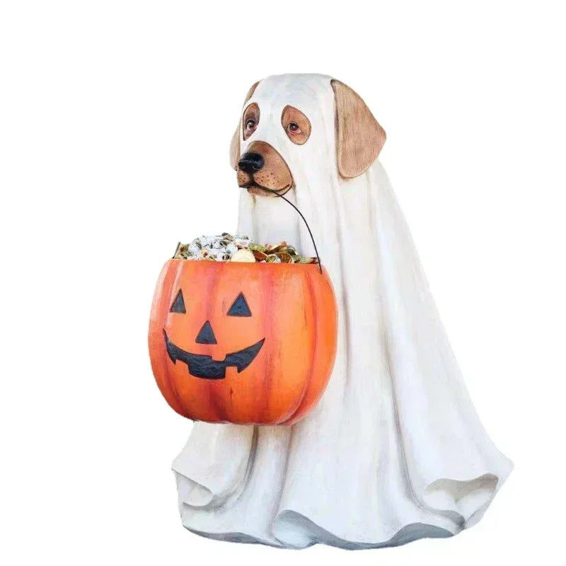 Halloween Creative Dog Elf Decorations Holiday Party Decorations Home Art Ornaments Fun Decorative Accessories