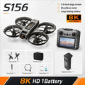 RC Drone 12.5cm Large Screen Remote Control Optical Flow Positioning Stable Hover Wind Resistant 360° Surround Protection Brushless Power Drone