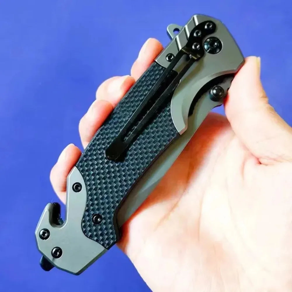 Folding Knife Outdoor Stainless Steel Pocket Knife Carry Folding Knife Fruit Knife Camping Portable High Hardness Sharpness