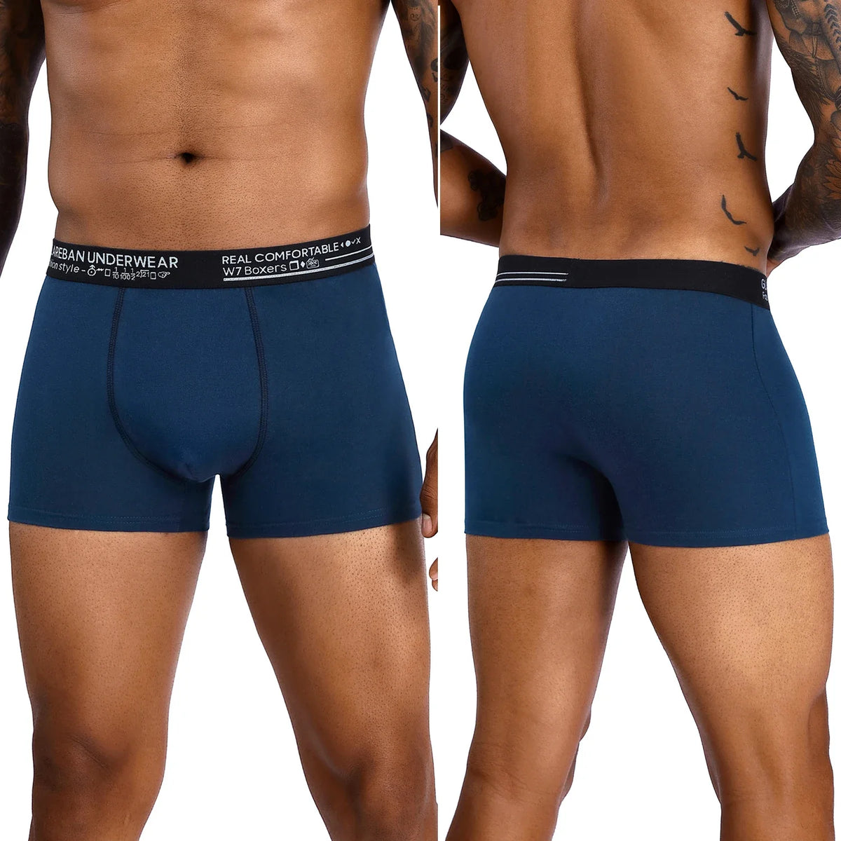 6pcs Pack 2024 Brand Boxer Fashion Style Men Panties Cotton Underwear Male And Underpants For Homme Luxury Set Shorts Box Slips