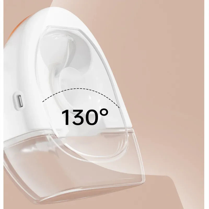 Wearable All-in-one Electric Breast Pump, Hands-free High Suction Invisible Milking Machine Milk Collector, Breast Pump Electric