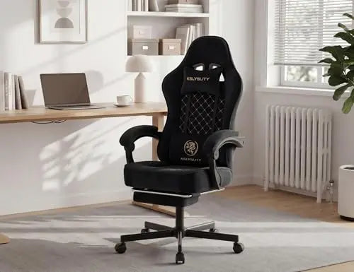 （Local US Inventory）Ergonomic Gaming Chair for Adults High Back Office Desk Chair with Massage ket Spring Cushion Footrest Lumba