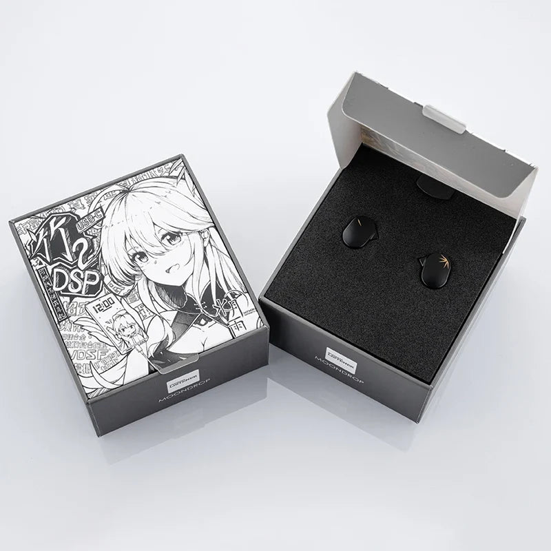 MOONDROP CHU II DSP Headphones High Performance Dynamic Driver USB-C In-ear Monitors TYPE-C With microphone earphone