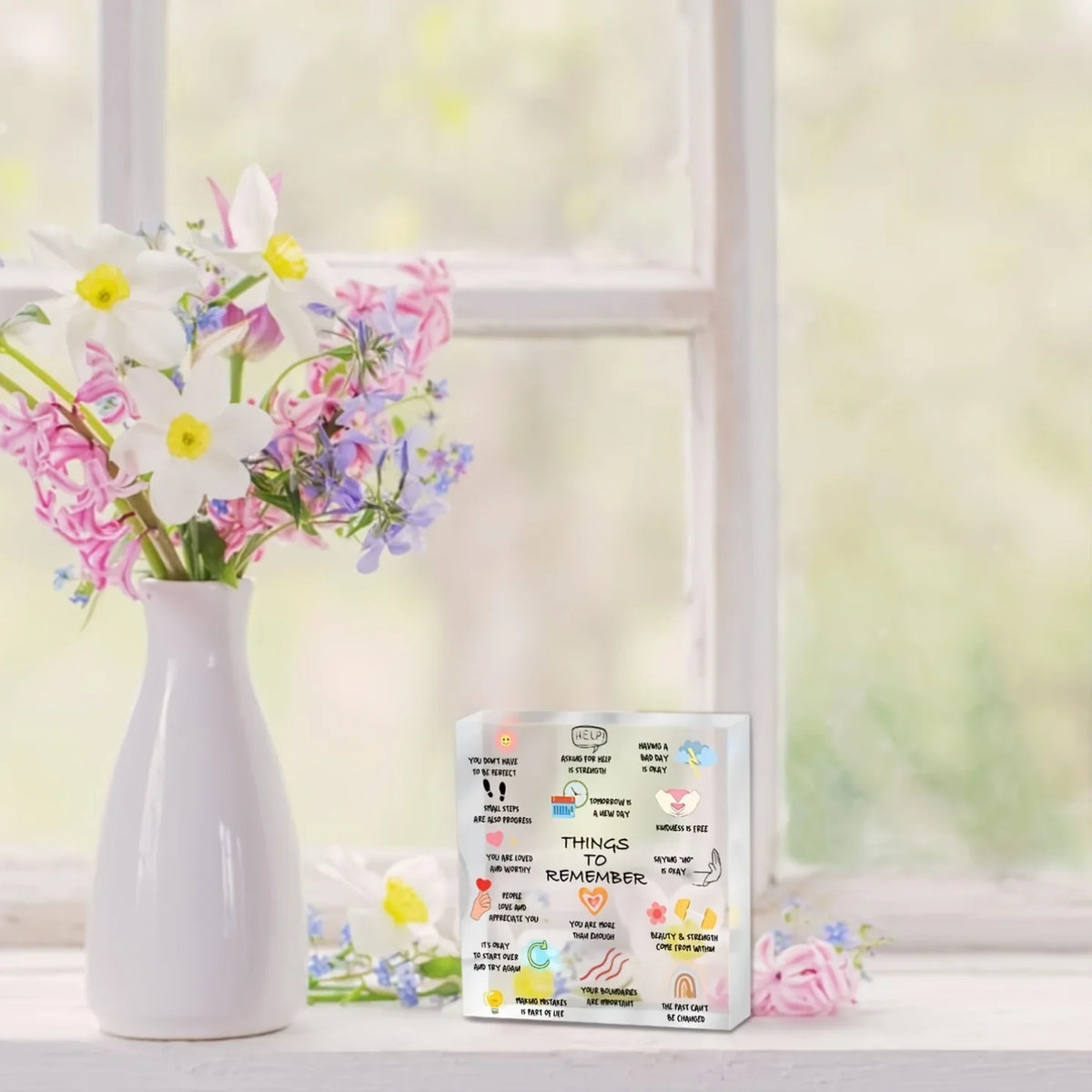 Inspirational Motivational Gifts, Mental Health Gifts, Psychology Decorations for Corner Counseling