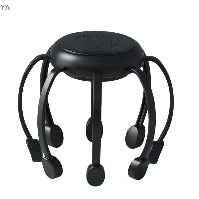 【SA】【SA】Electric Scalp Massager Head Massage Machine Intelligent Vibrating Stress Relax With 5 Modes 360 Degree Hair Massager