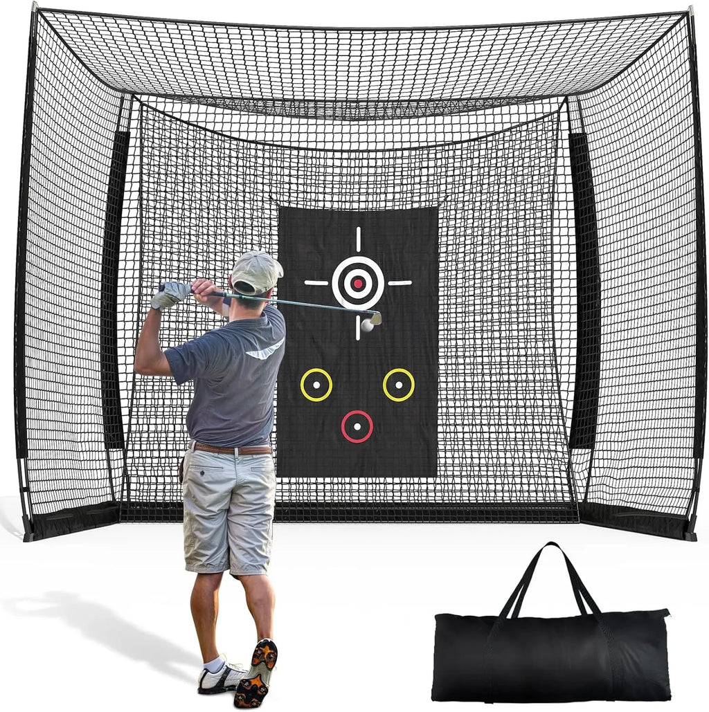 10 ft X 8 ft Impact Screen Choose Printed Graphics Blank Simulator Screen Training Aids Cage Golf Practice Hitting Net