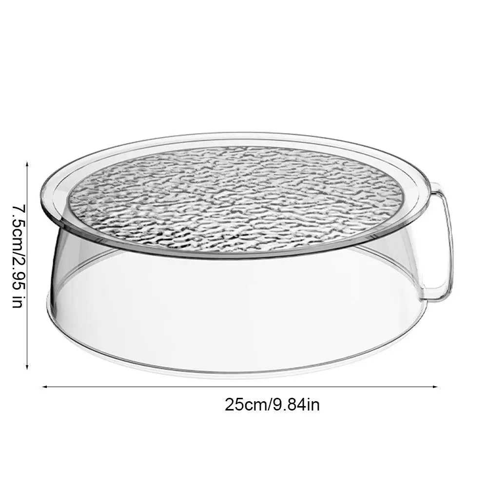 1Pc Microwave Splatter Cover, Unbreakable Foldable Dish Lid, Stackable Insect Proof for Kitchen Camping BBQ
