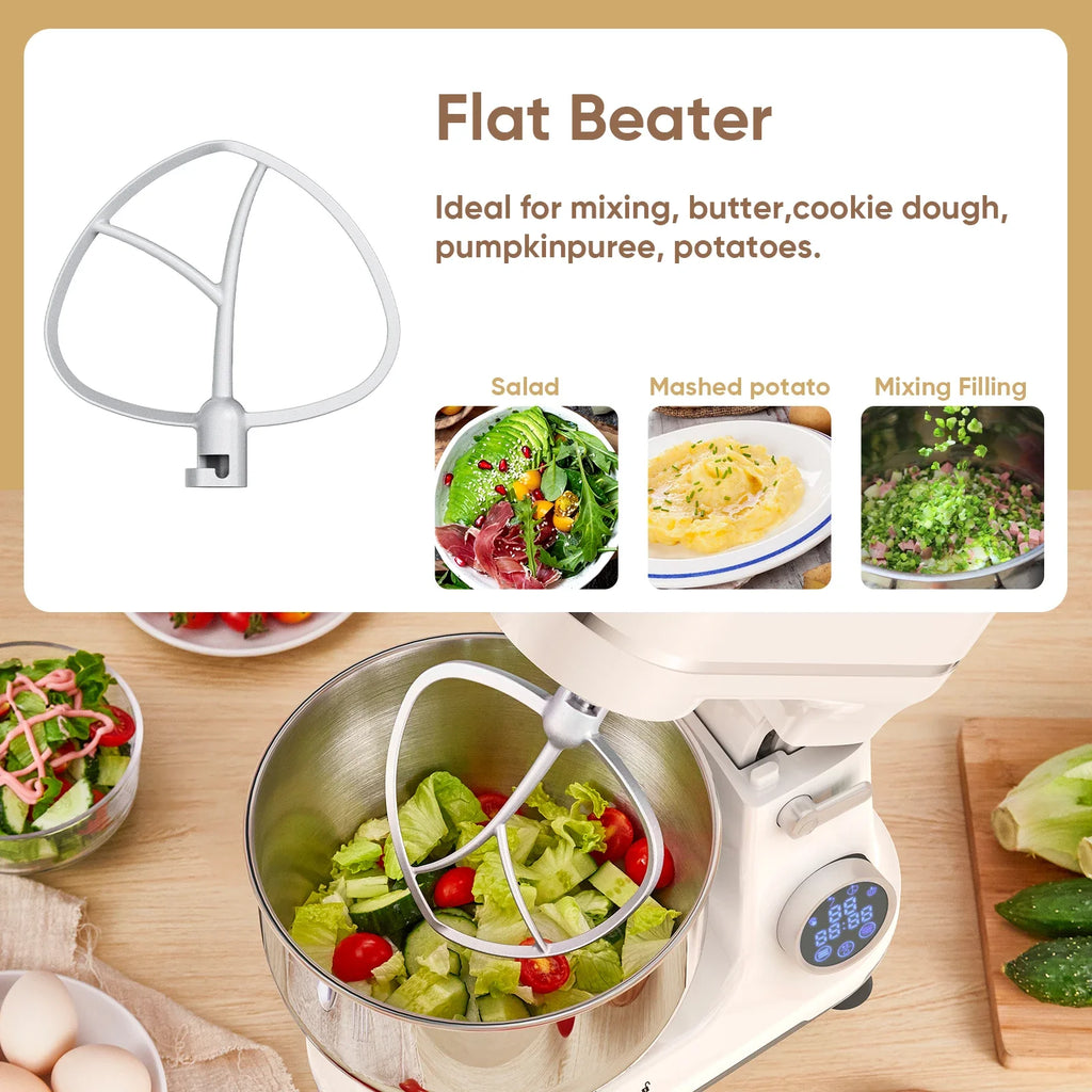 BioloMix BM602E 5L Stand Mixer, 1200W, OLED Touchscreen