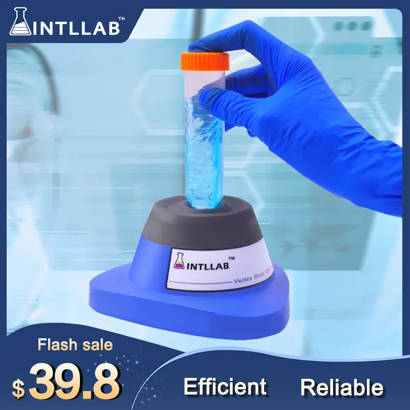 INTLLAB VM-370 Mini Vortex Mixer, Laboratory Shaker