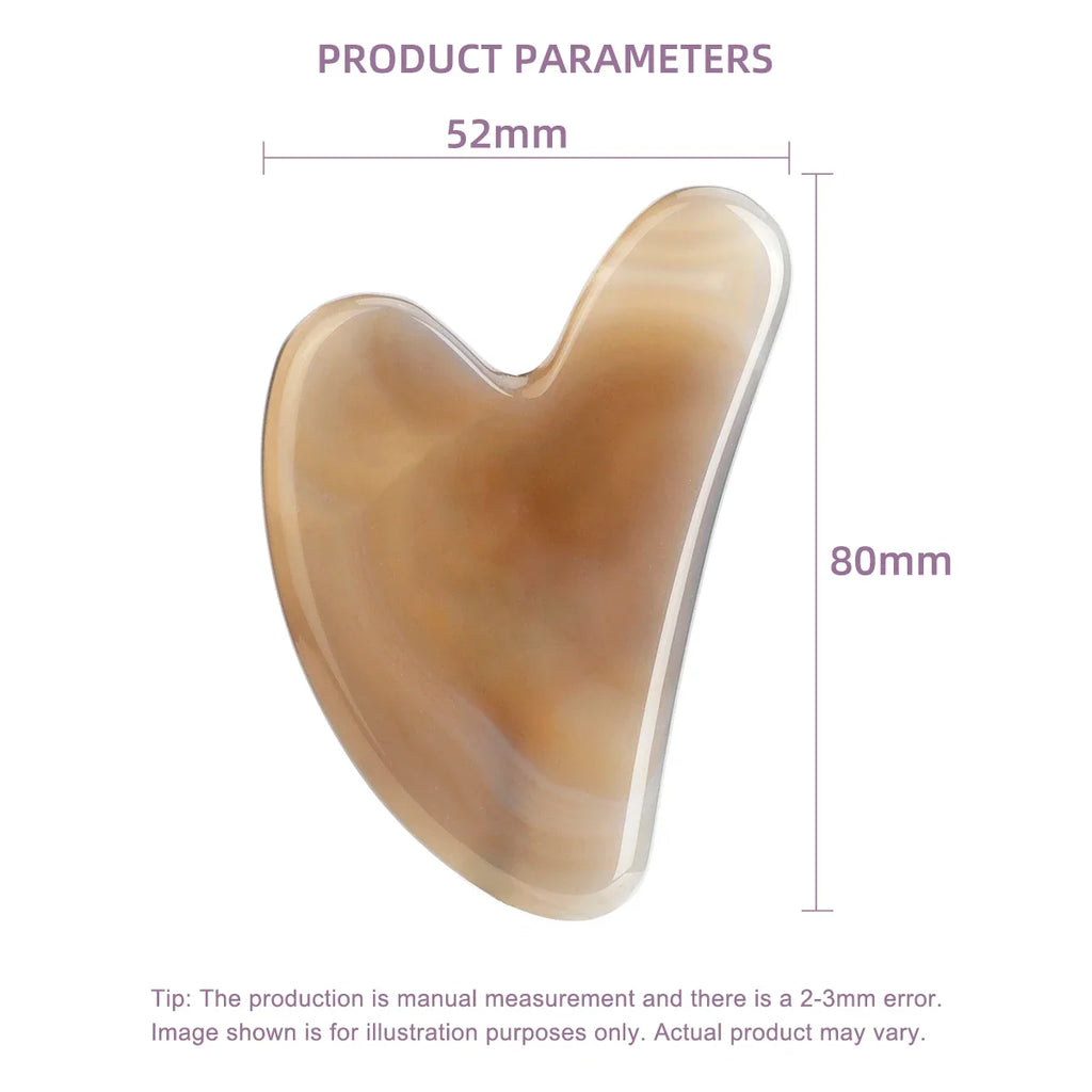 Guasha Massage Natural Stone Jade Scraper Facial Gua Sha SPA  Neck Massager for Face Lifting Wrinkle Remover Beauty Healty Tool
