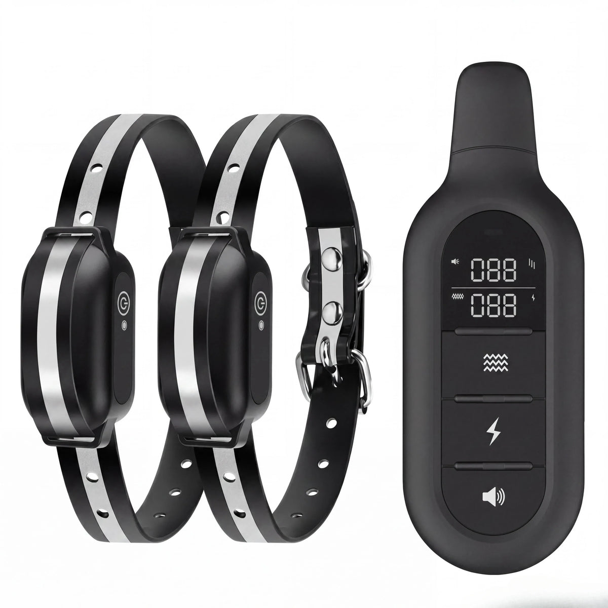 1000M Dog Training Collar Remote Control, Waterproof Rechargeable Dog Bark Collar with Shock Vibration Modes for All Dogs