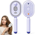 Electric Steam Brush, Rechargeable Detangling Steam Hair Straightener, Rechargeable Water Spray Hair Brush for Long Short Hairs