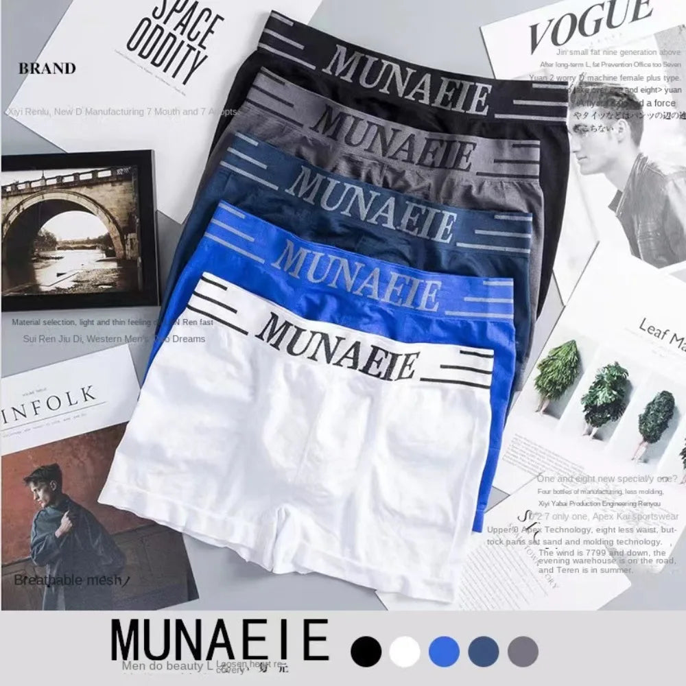 High-quality Seamless Men Pants Comfortable Sexy U Convex Breathable Underpant Solid Color Lingerie Boxer Shorts Man Underwear