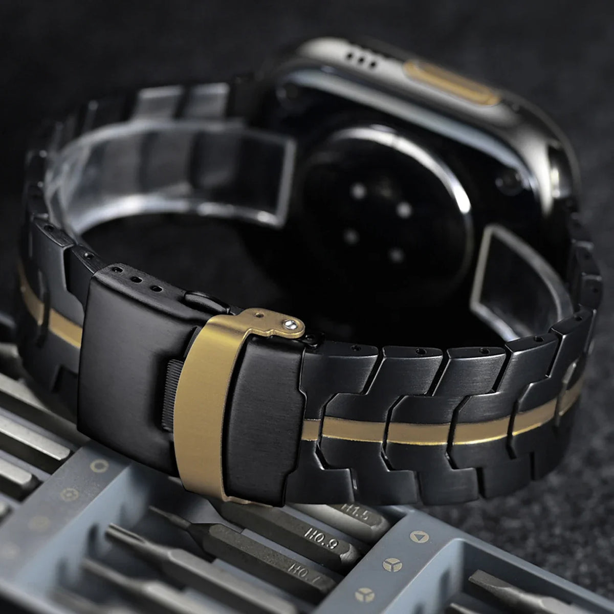 Stainless Steel Strap For Apple Watch Series 12 11 10 9 8 SE 3 46mm 45mm 42mm 44mm Metal Bracelet Band iWatch Ultra 4/3/2/1 49mm