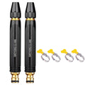 1/2PCS Black High-Pressure Water Gun Diamond Nozzle for Household Car Wash Watering Pipe Car Wash Gun