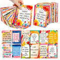 50 Motivational and Positive Affirmation Cards with Colorful Designs and Inspirational Quotes