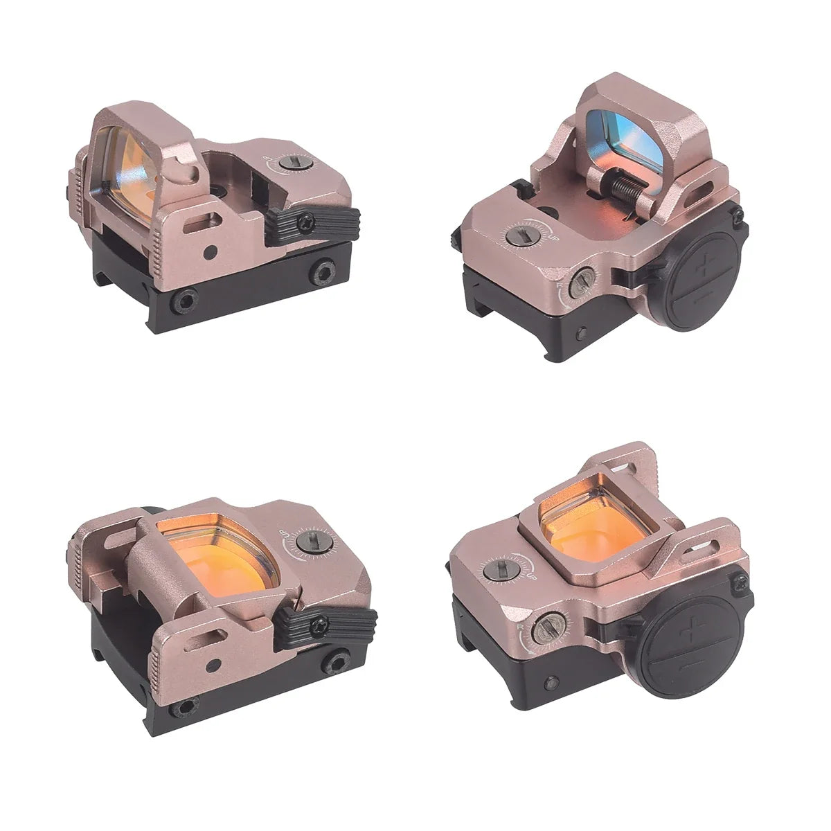 LAMBUL VISM PRO Flip-Up Red Dot Sight, 20 mm Rail and GLK Mount Options