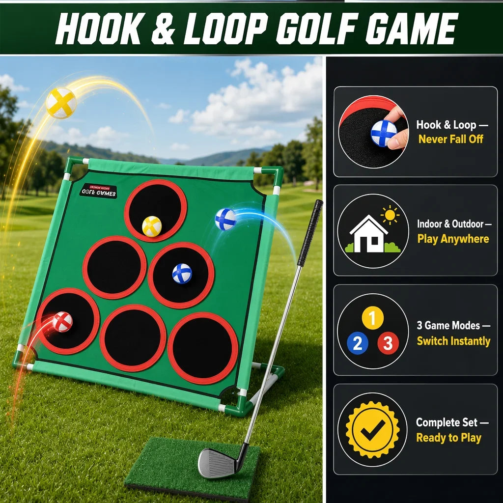 Portable Golf Net Fun Yard Games Backyard Games For Young Adults Kids And Golfers Easy Assembly Casual Home Golf Games Toy