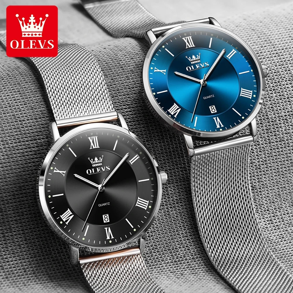 OLEVS 5623 Men’s Ultra-Thin Quartz Watch with Auto Date