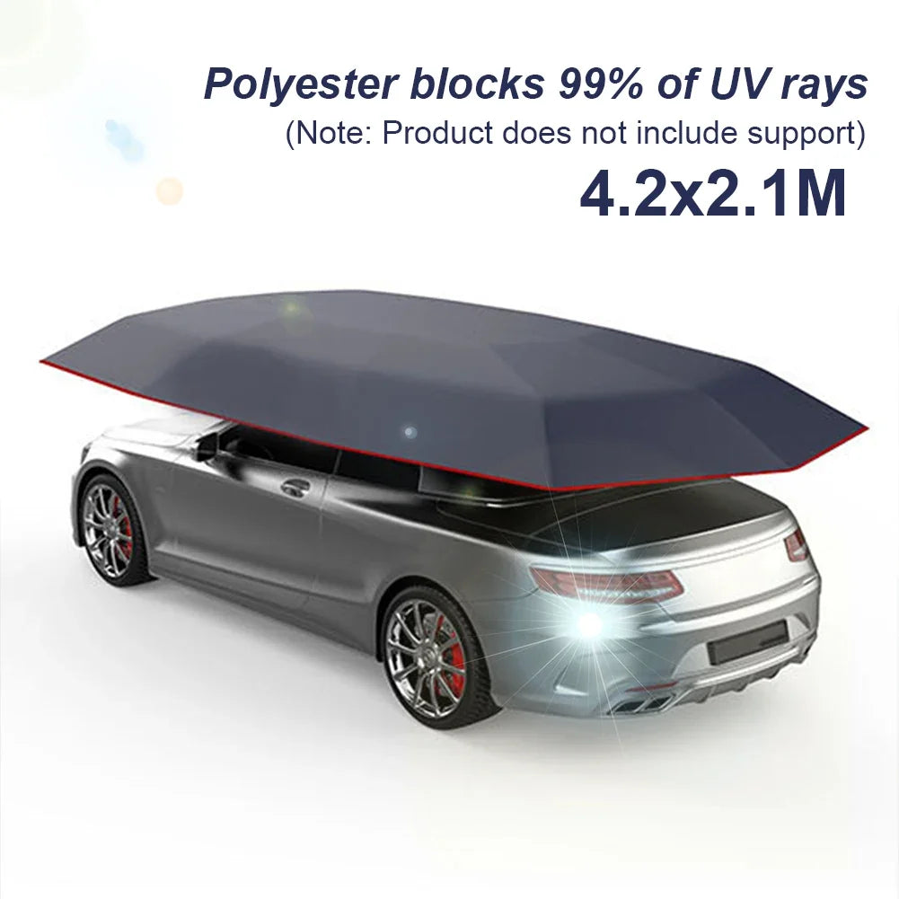 Folded Car Umbrella Sunshade Canopy