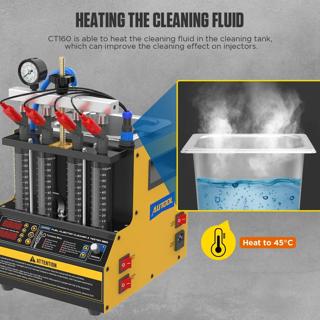 AUTOOL CT160 Fuel Injector Cleaner and Tester