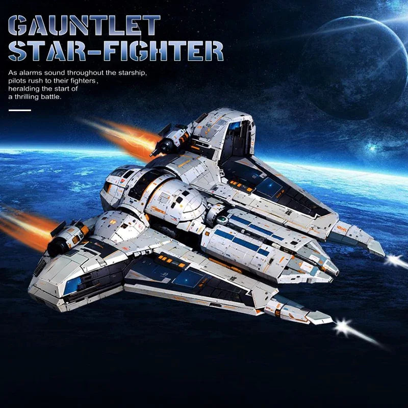 Barweer 2948-Piece MOC Kom'rk-Class Fighter Transport Building Block Model