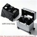Top Opening Suitcase 18inch Boarding Carry-on Travel Photographer Rolling Luggage PC Material with Aluminum Alloy Frame TSA Lock