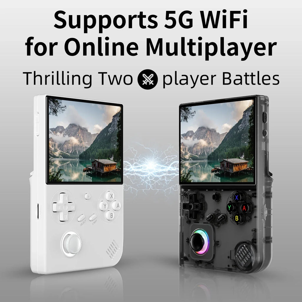 ANBERNIC RG40XXV & RG35XX Plus Retro Handheld Game Console 640*480 IPS Screen Linux 64-bit 5000Games Support WIFI,Bluetooth,HDMI