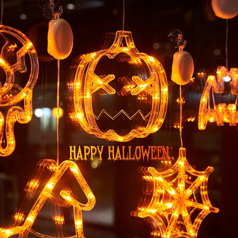 Halloween LED Hanging Ornament, Witch Hat, Spider or Ghost