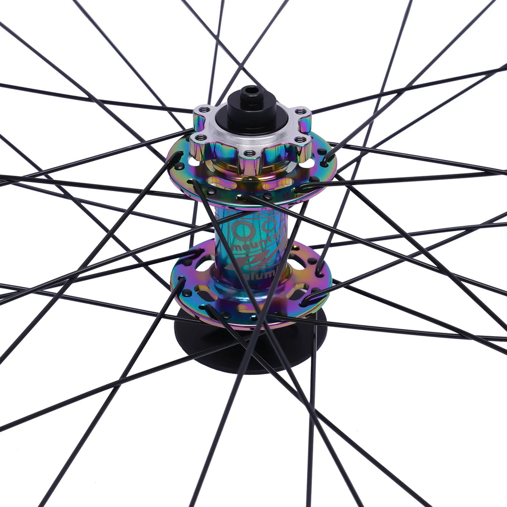 27.5-Inch MTB Quick-Release Disc Brake Wheelset, Front & Rear