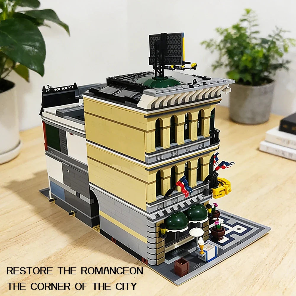 City Street Building Block Model Set