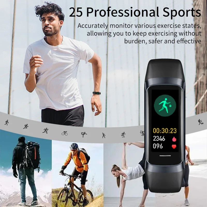 LIGE AMOLED Smart Watch - Heart Rate, Blood Oxygen & Fitness Tracker