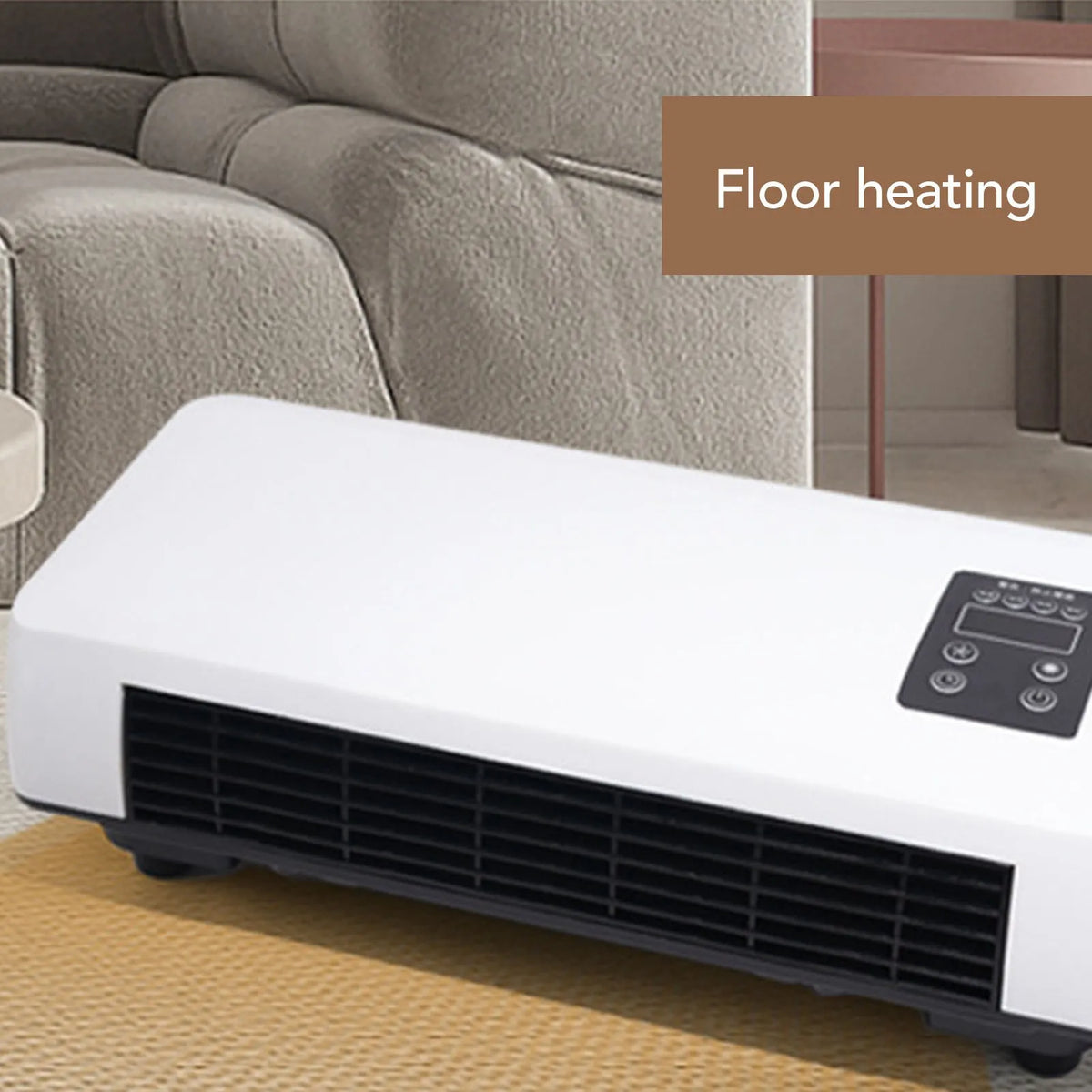 Wall Mounted Room Heater Waterproof Quick Heating Towel Drying Rack Space Saving Electric Wall Heater 1500W for Living Room