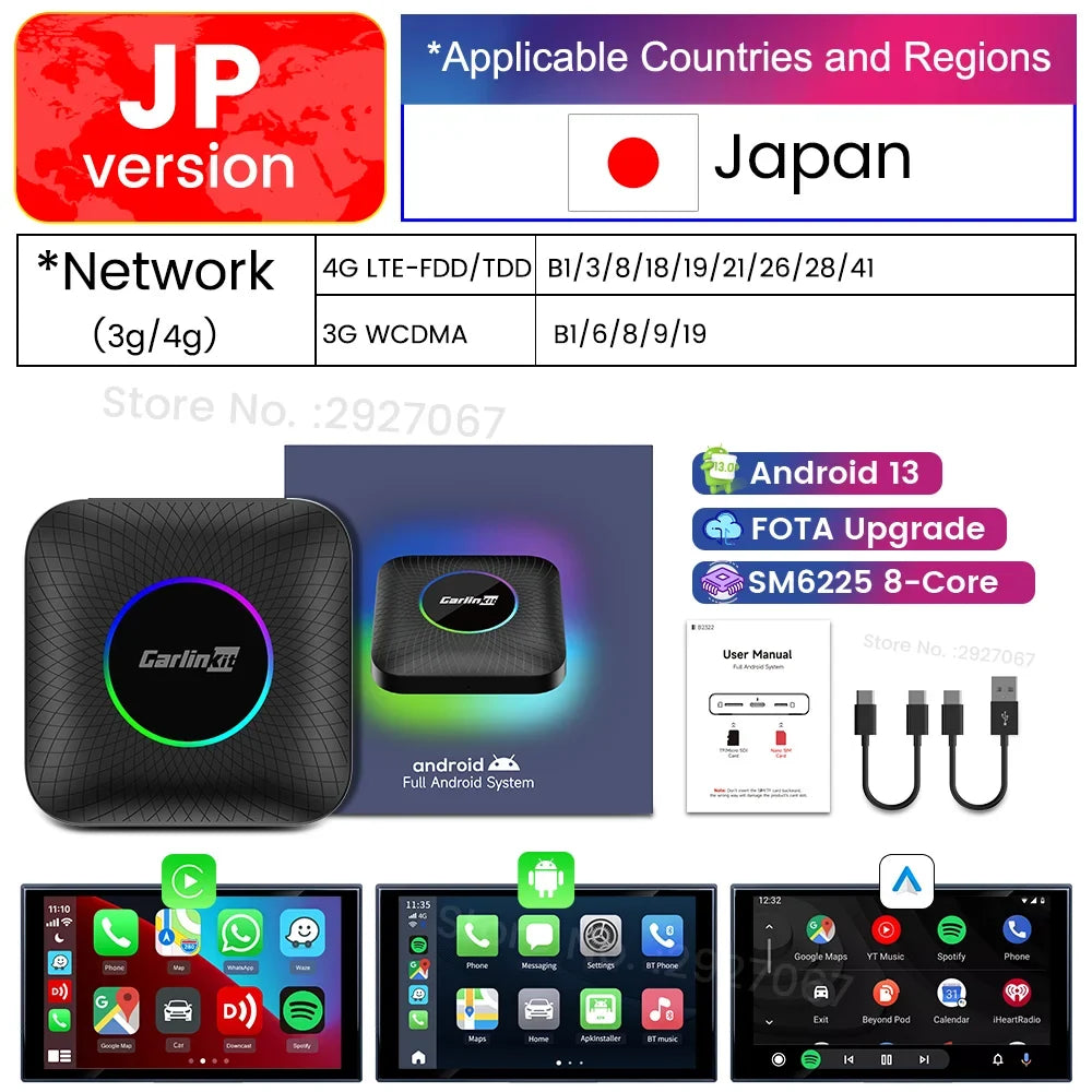 CarlinKit CPC200-Tbox Android 13 CarPlay AI Box