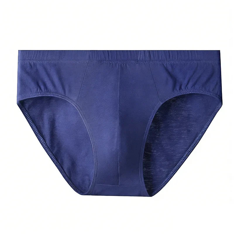 Random 5pcs Pure Cotton Mens Briefs Solid Color Men Underwear Plus Size L-6XL Men's Breathable Panties Sexy Elastic Men Briefs