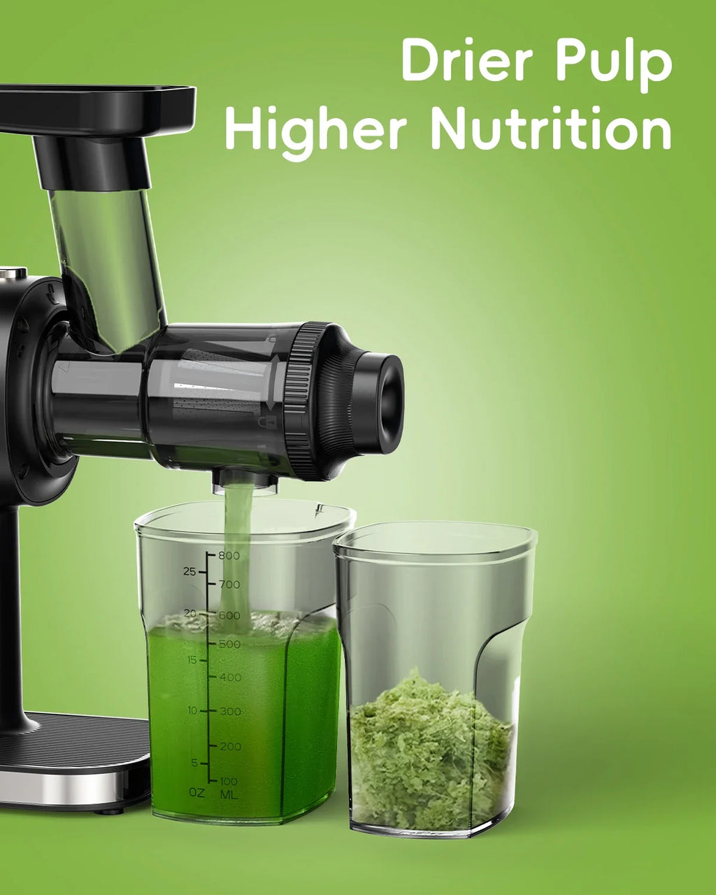 BioloMix SJ-012 Slow Masticating Juicer with Reverse Function, 800 mL