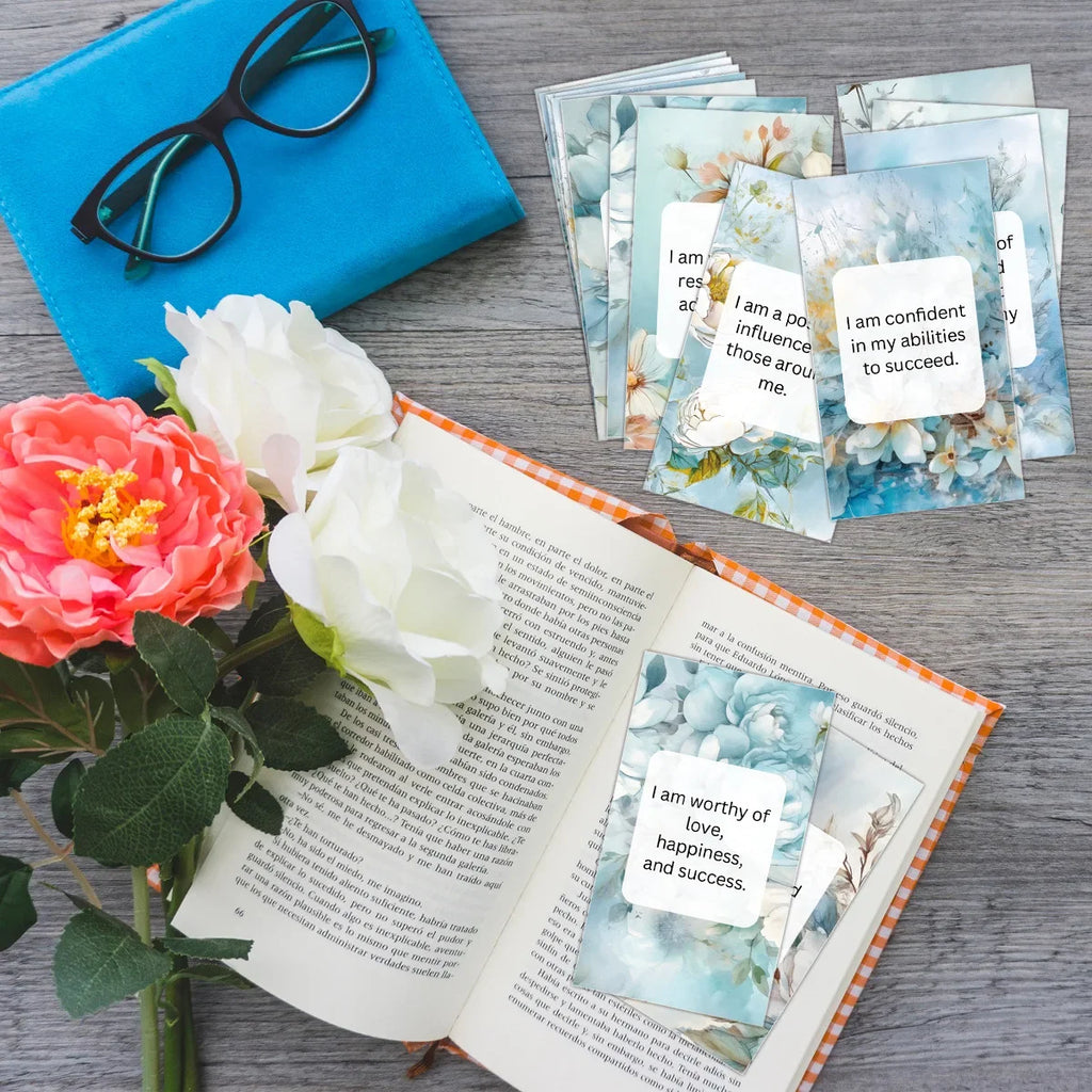60pcs Women Affirmation Cards, Daily Positive Quotes, Self-Encouragement Motivational Cards for Mental Wellness, Gifts Idea