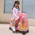 Trojan Horse Children Trolley Case 20/22/24 inch Riding Suitcase Universal Wheel can ride can sit Luggage Travel Suitcase