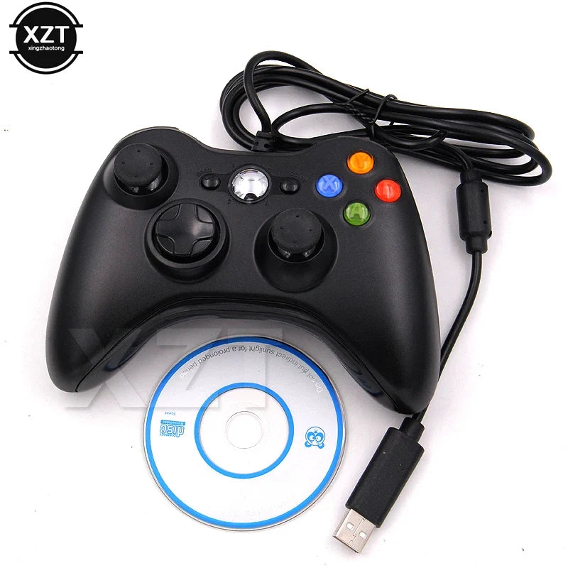1Pcs USB Wired Vibration Gamepad Joystick for PC Controller for Windows 7/8/10 Not for Xbox 360 Joypad with High Quality Gamepad