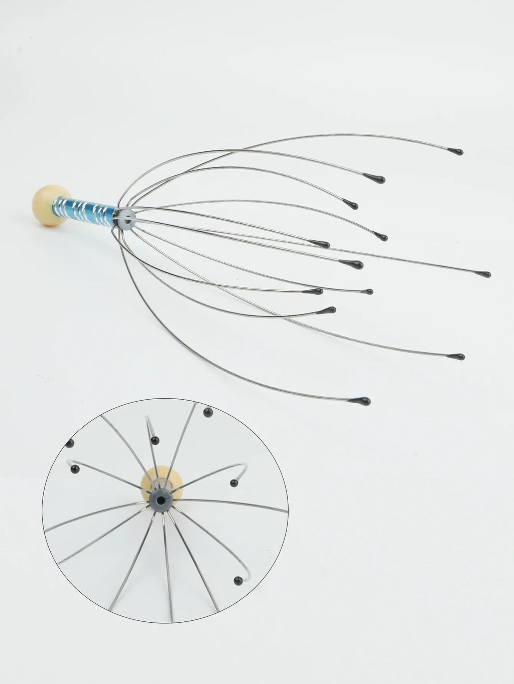 1/2sopus Head Massager Scalp Massage Claw Soul Extractor Relieves Tension Muscle Relaxation Relief Tiredness Massager Care Tools