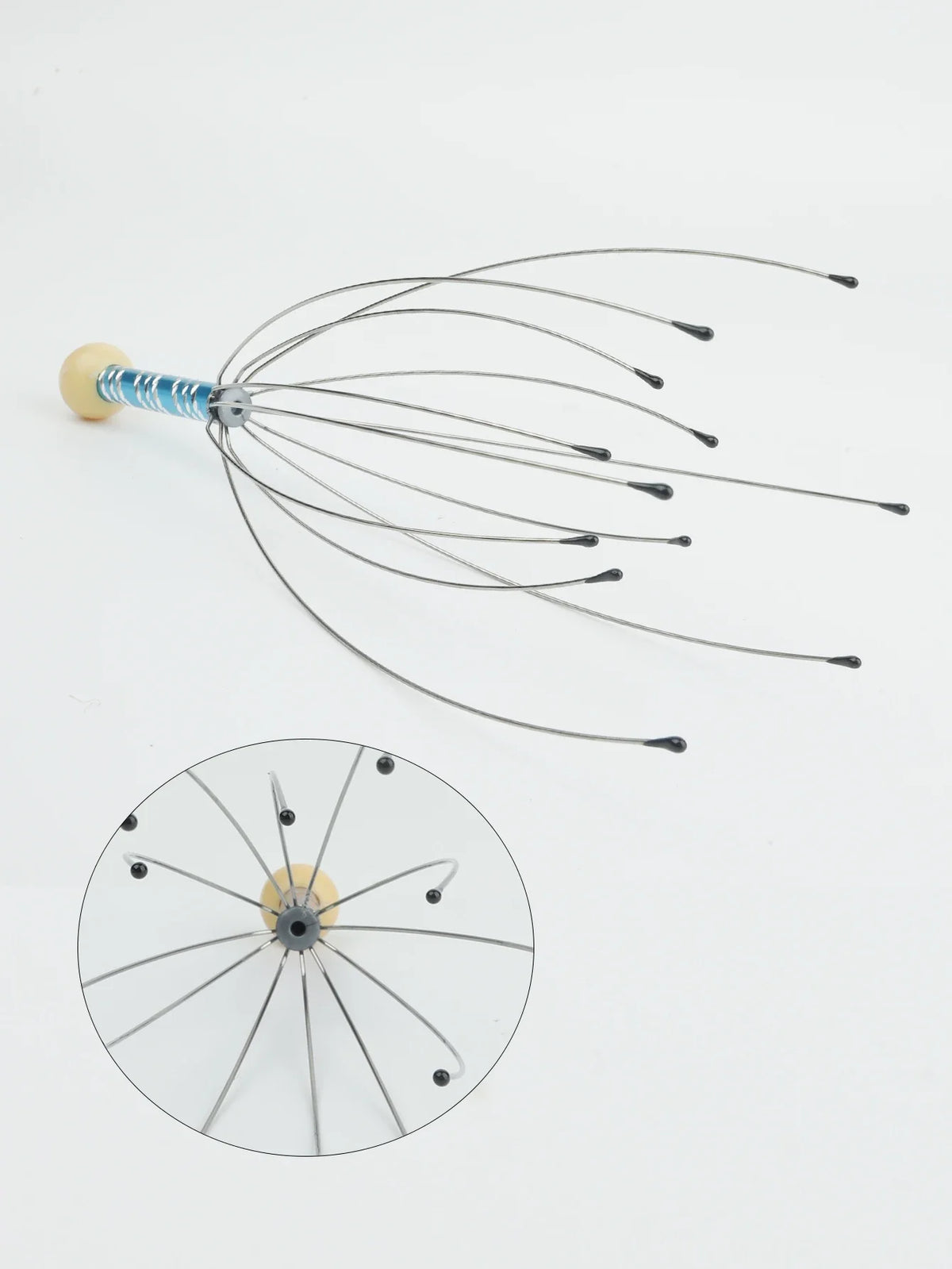 1/2sopus Head Massager Scalp Massage Claw Soul Extractor Relieves Tension Muscle Relaxation Relief Tiredness Massager Care Tools