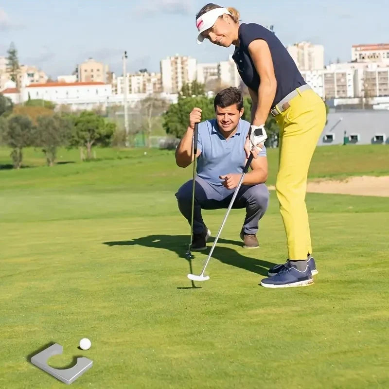Mini Indoor Putting Green - Potty Putter Game with Putter, Hole Cutter, Putting Cup Office Golf Kit