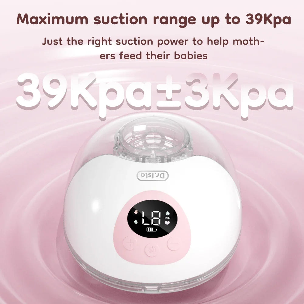 MAMIJOY Wearable Electric Breast Pump 4 Modes 36 Suction Levels Hands Free 35dB Low Noise Breast Pumps Breastfeeding EB50＆EB50D
