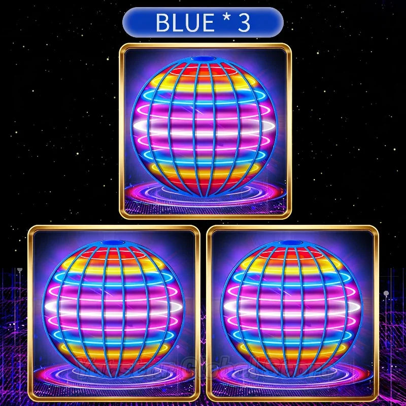 2026 Hand Controlled Flying Ball Boomerang Hover Ball Flying Spinner Toy with Magic LED Lights Fidget Toys