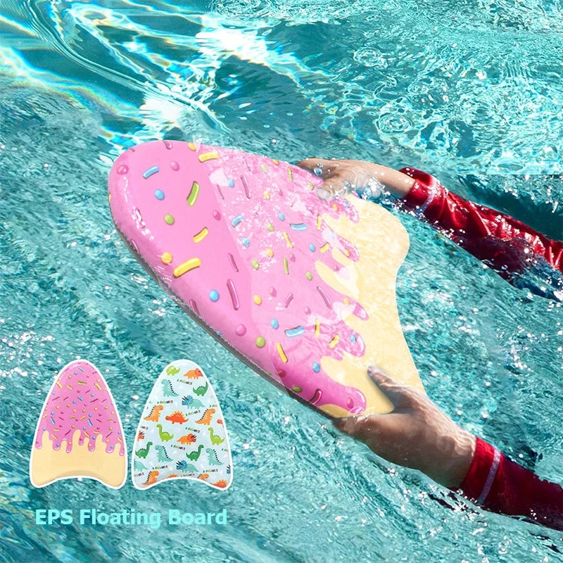 2 Colors Animal Print Floating Board Swimming Training Kick Board for Kids Adults Water Pool Accessories