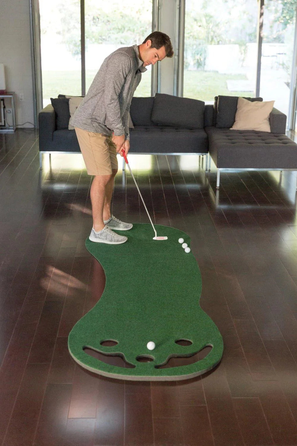 Putting Green: Perfect Your Golf Skills with Realistic Home Practice - Improve Your Putting Stroke, Lower Your Scores, and Enjoy
