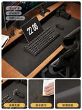 Luxury Crazy Horse PU Mouse Pads Xxl Waterproof  Desk Mat Protective Cover Large Mousepad Computer Laptop Non-slip Desk Pad
