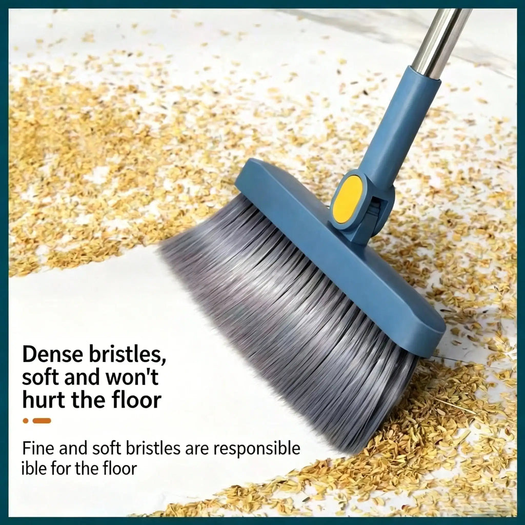 Collapsible Broom and Dustpan Set, Lightweight Cleaning Tool