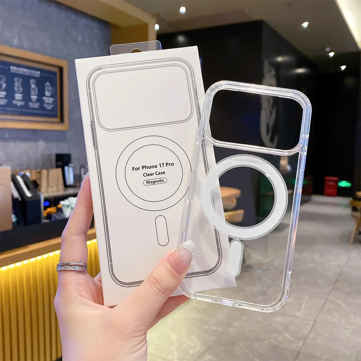 Original Clear For Magsafe Case For Apple iPhone 17 Air 16 16E 15 14 13 12 Mini 11 Pro Max Plus Magnetic Wireless Charging Cover